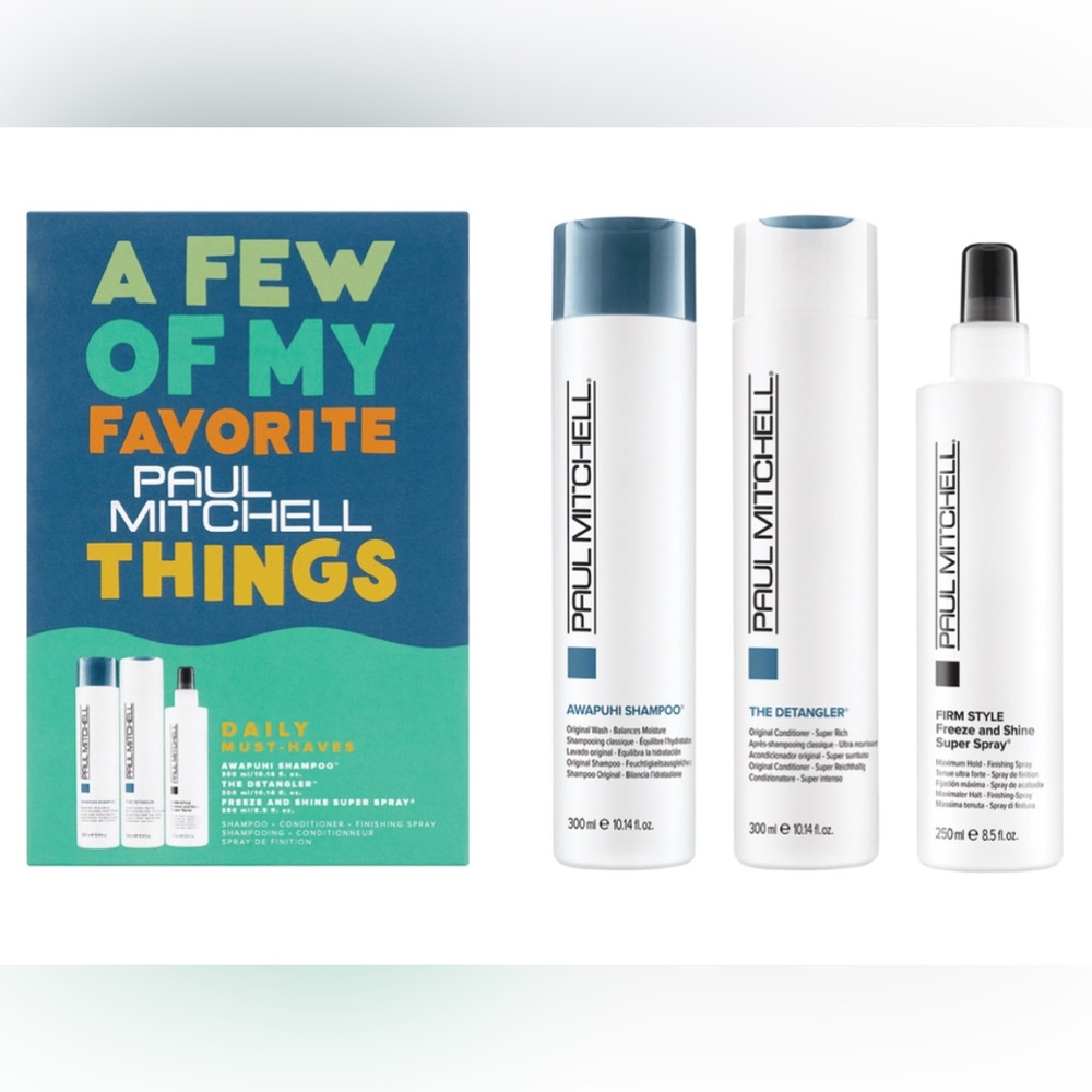 Paul Mitchell Shampoo & Conditioner + Hair Spray the Must Haves Hair Kit